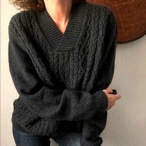 🗣Oversized slouchy knit sweater